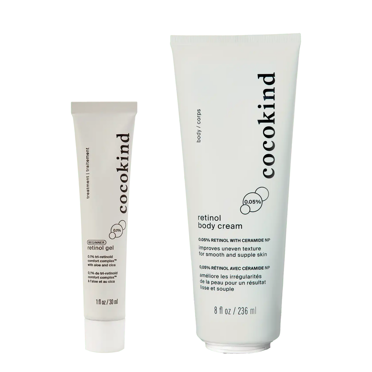 retinol face + body duo